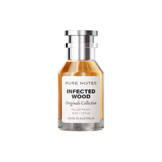 Infected Wood 50ml oud saffron raspberry leather EDP Pure Notes AU