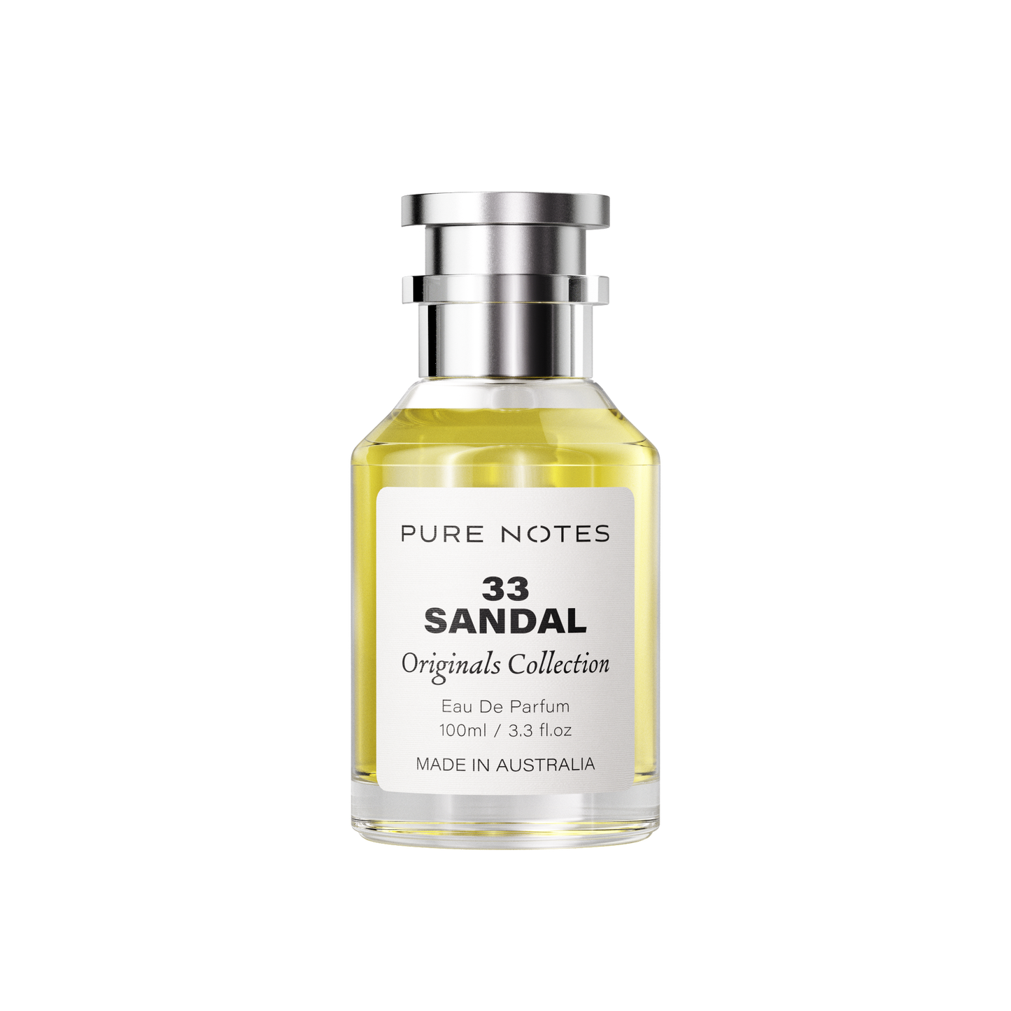 33 Sandal creamy sandalwood cedarwood violet leather musk EDP Pure Notes AU