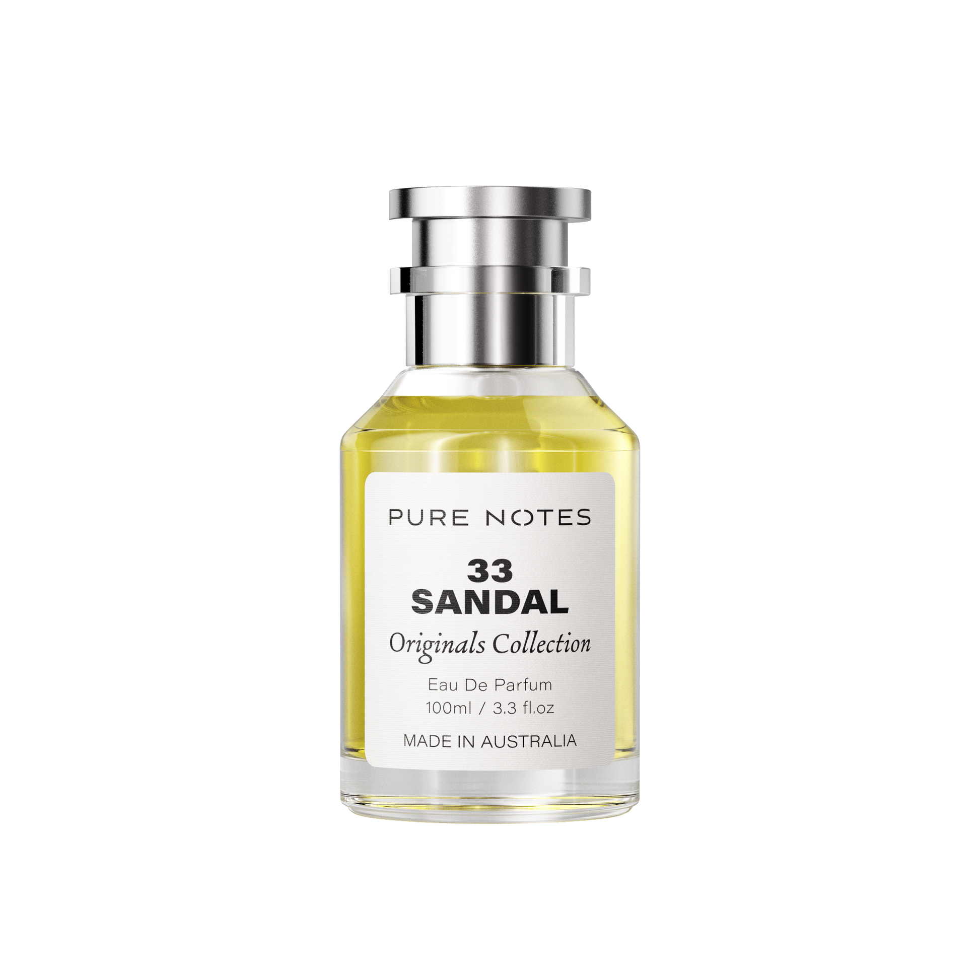 33 Sandal creamy sandalwood cedarwood violet leather musk EDP Pure Notes AU