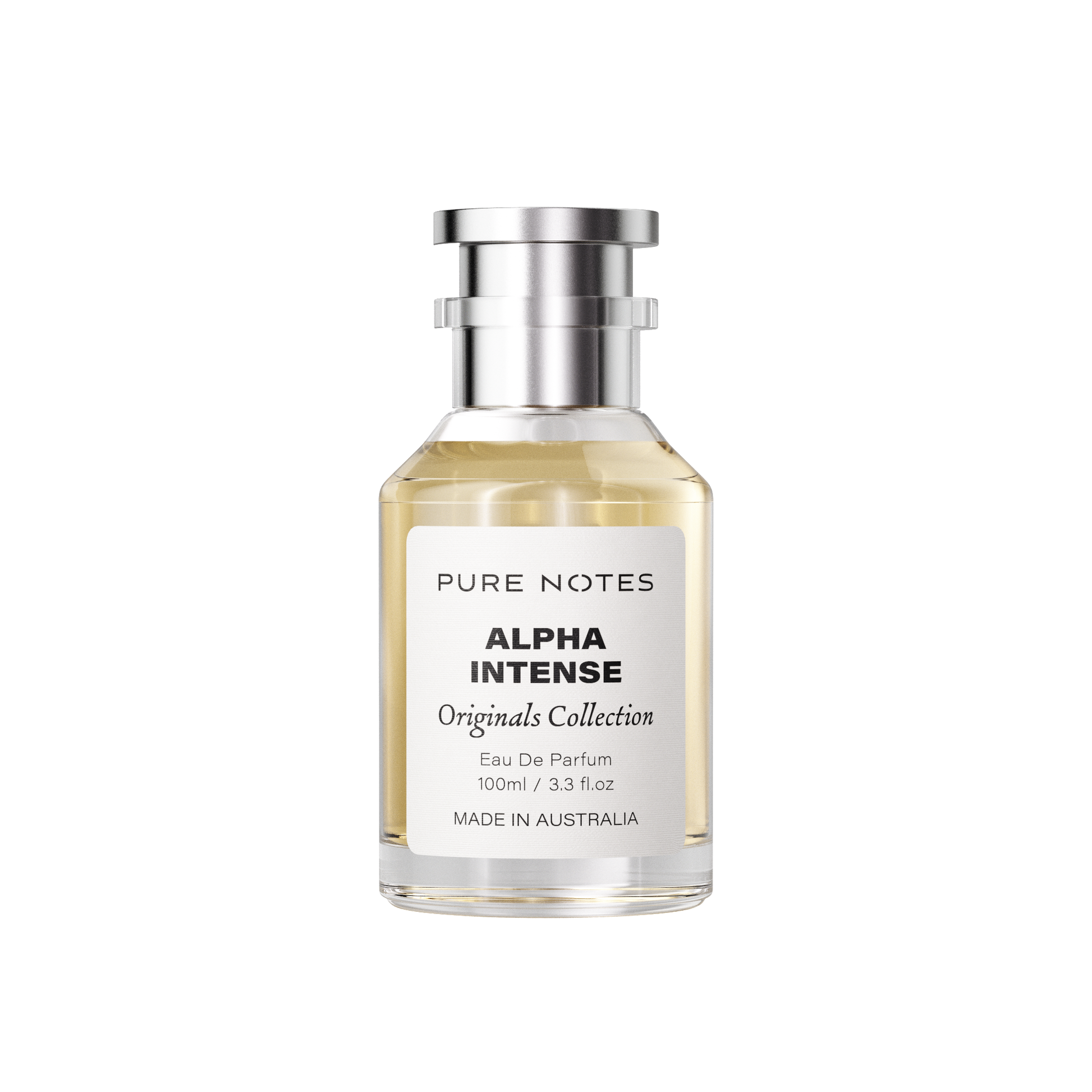 Alpha Intense pear lavender mint bergamot cedar vanilla bold EDP Pure Notes AU