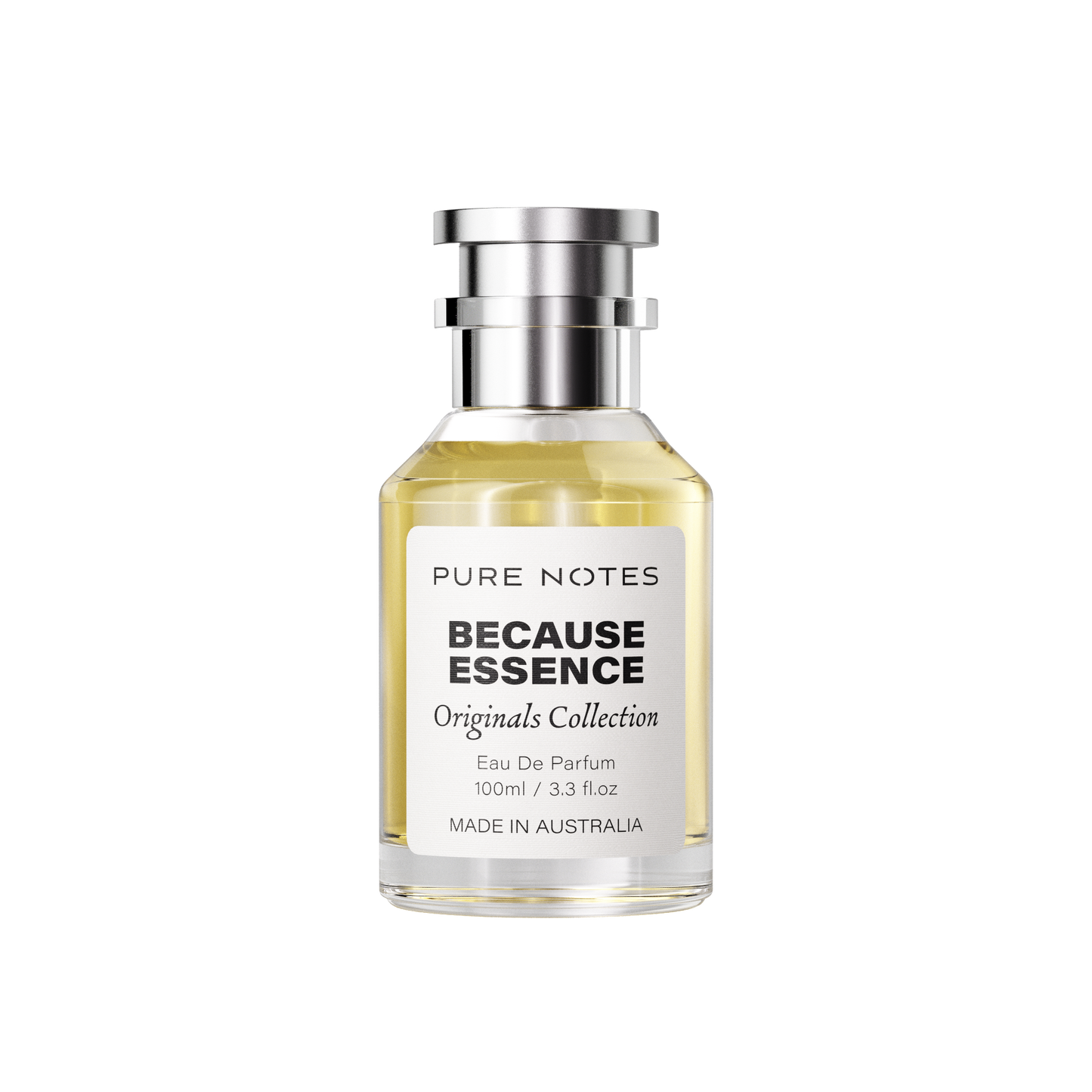 Because Essence raspberry rose vanilla amber musk romantic EDP Pure Notes AU