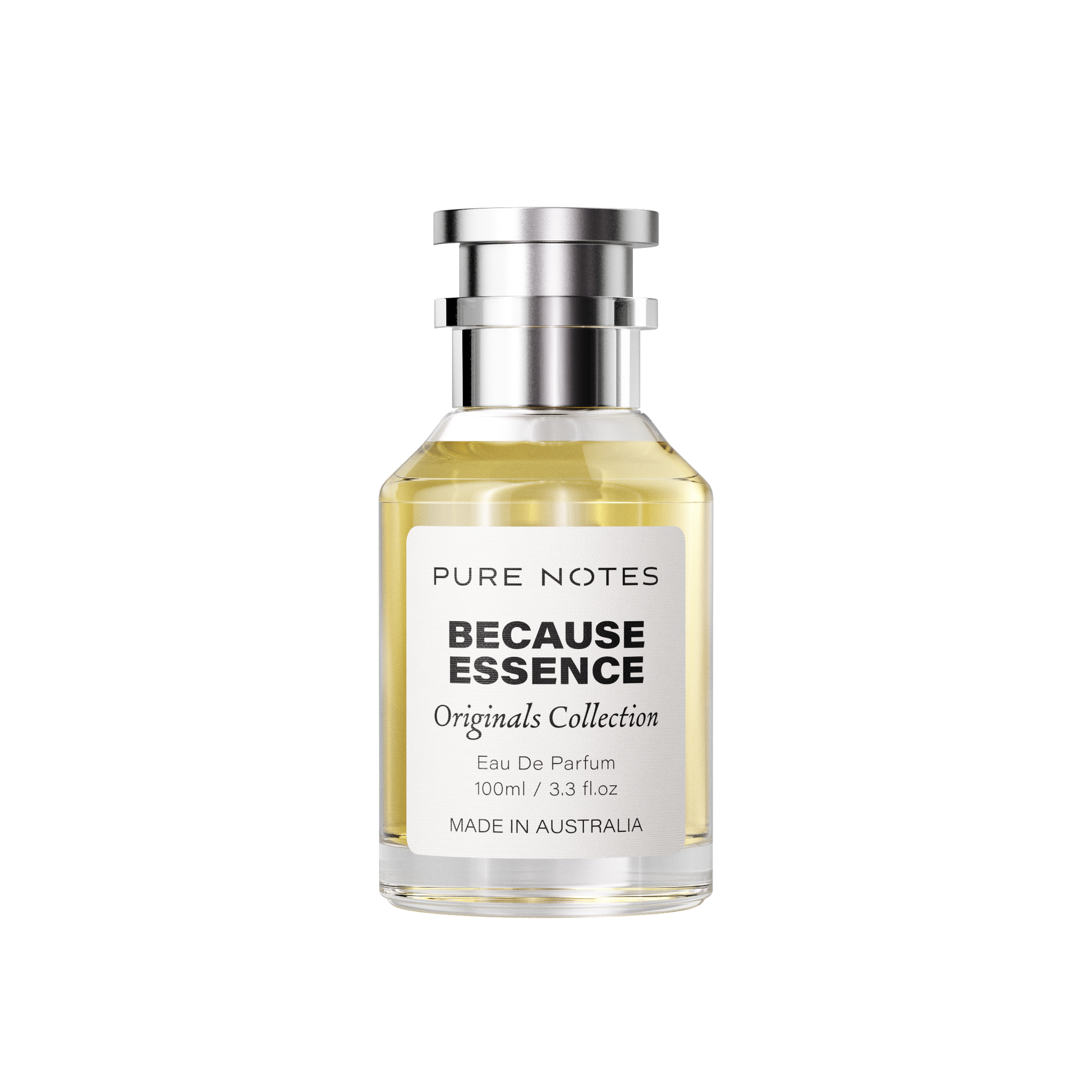 Because Essence raspberry rose vanilla amber musk romantic EDP Pure Notes AU