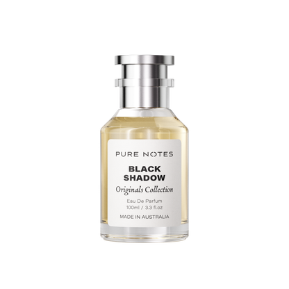 Black Shadow rum dark chocolate coffee tonka bean vanilla EDP Pure Notes AU