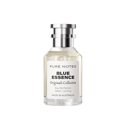 Blue Essence grapefruit lemon cedar ginger incense fresh citrus EDP Pure Notes AU
