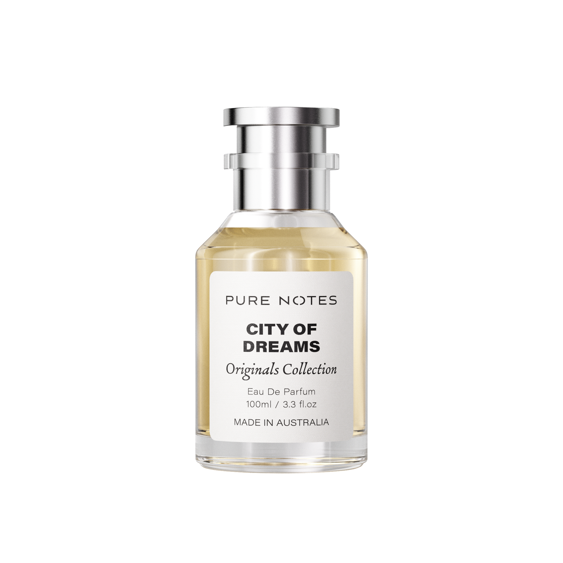 City of Dreams aldehydes bergamot jasmine sandalwood sweet pea EDP Pure Notes AU