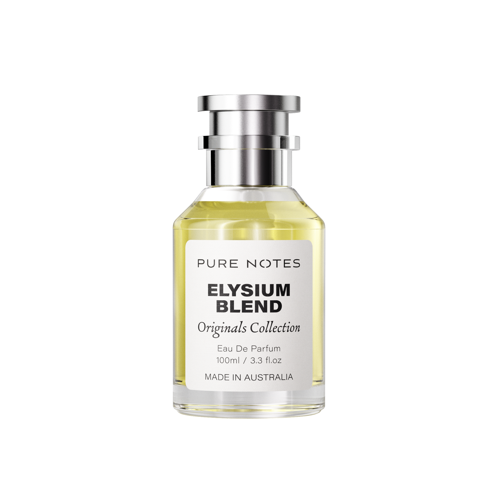 Elysium Blend bergamot blackcurrant rose vetiver citrus EDP Pure Notes AU