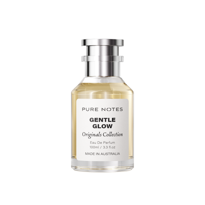 Gentle Glow bergamot jasmine lavender sandalwood vanilla apple soft EDP Pure Notes AU