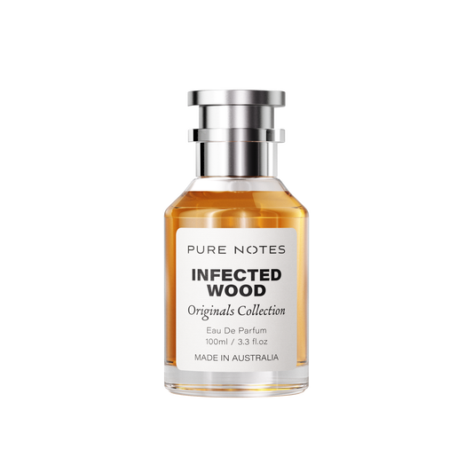 Infected Wood oud saffron raspberry leather rose agarwood intense EDP Pure Notes AU