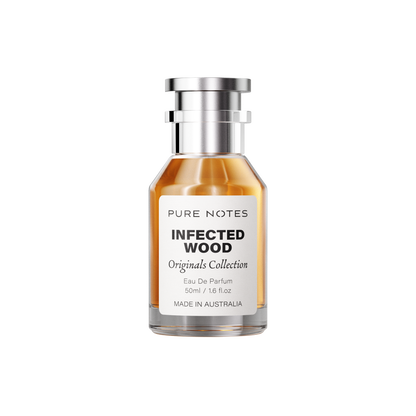 Infected Wood 50ml oud saffron raspberry leather EDP Pure Notes AU