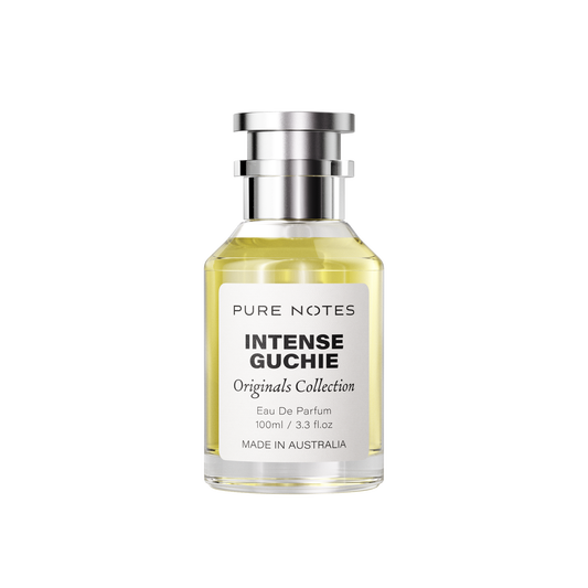 Intense Guchie oud amber pear rose patchouli dark luxurious EDP Pure Notes AU