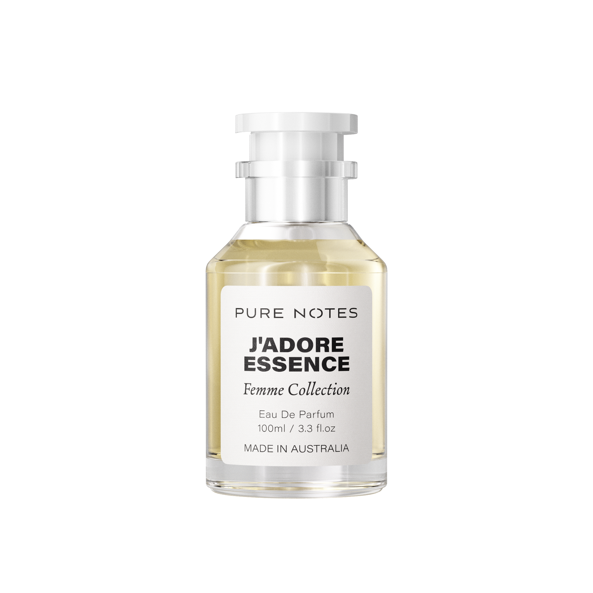 J'adore Essence jasmine rose ylang-ylang sandalwood vanilla floral EDP Pure Notes AU