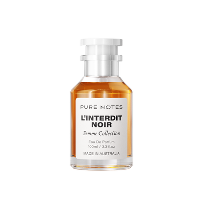 L'Interdit Noir tuberose orange blossom patchouli vetiver dark EDP Pure Notes AU