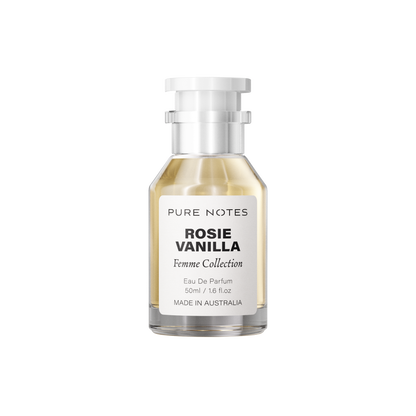Rosie Vanilla 50ml rose vanilla musk EDP Pure Notes AU