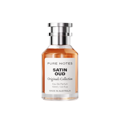 Satin Oud rose vanilla oud sandalwood velvety oriental EDP Pure Notes AU