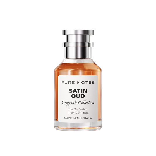 Satin Oud rose vanilla oud sandalwood velvety oriental EDP Pure Notes AU
