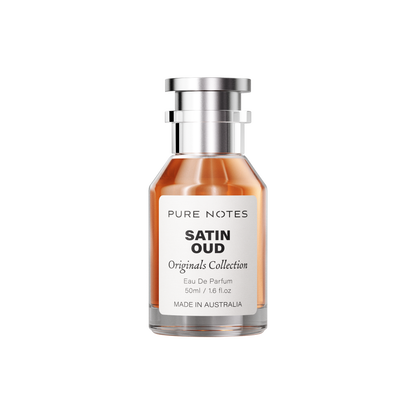 Satin Oud 50ml oud rose vanilla oriental EDP Pure Notes AU