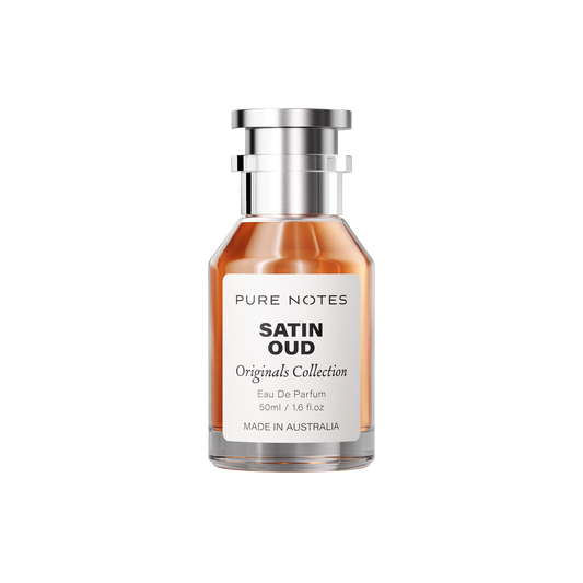 Satin Oud 50ml oud rose vanilla oriental EDP Pure Notes AU