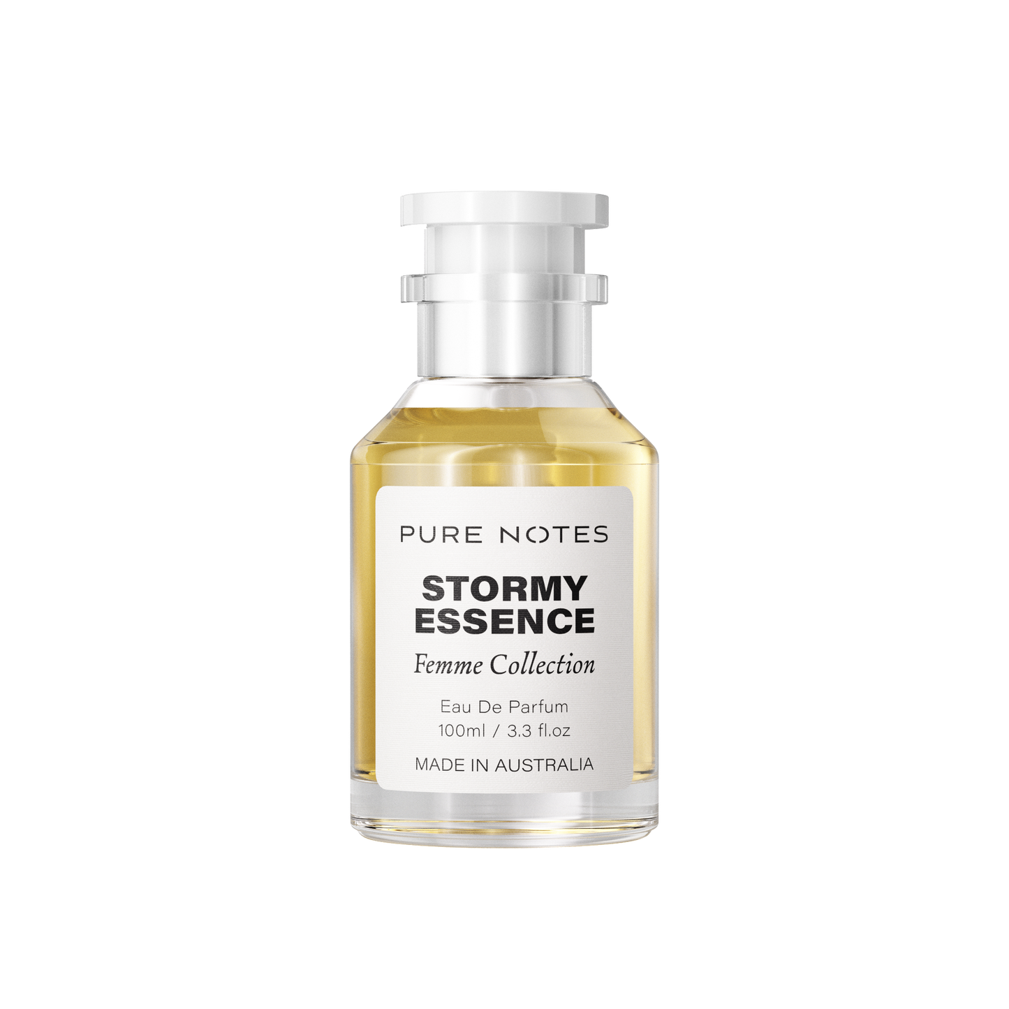 Stormy Essence jasmine rose orange blossom sandalwood musk EDP Pure Notes AU