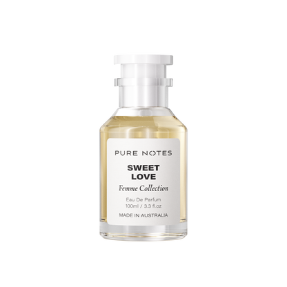 Sweet Love neroli bergamot iris jasmine musk vanilla oriental EDP Pure Notes AU