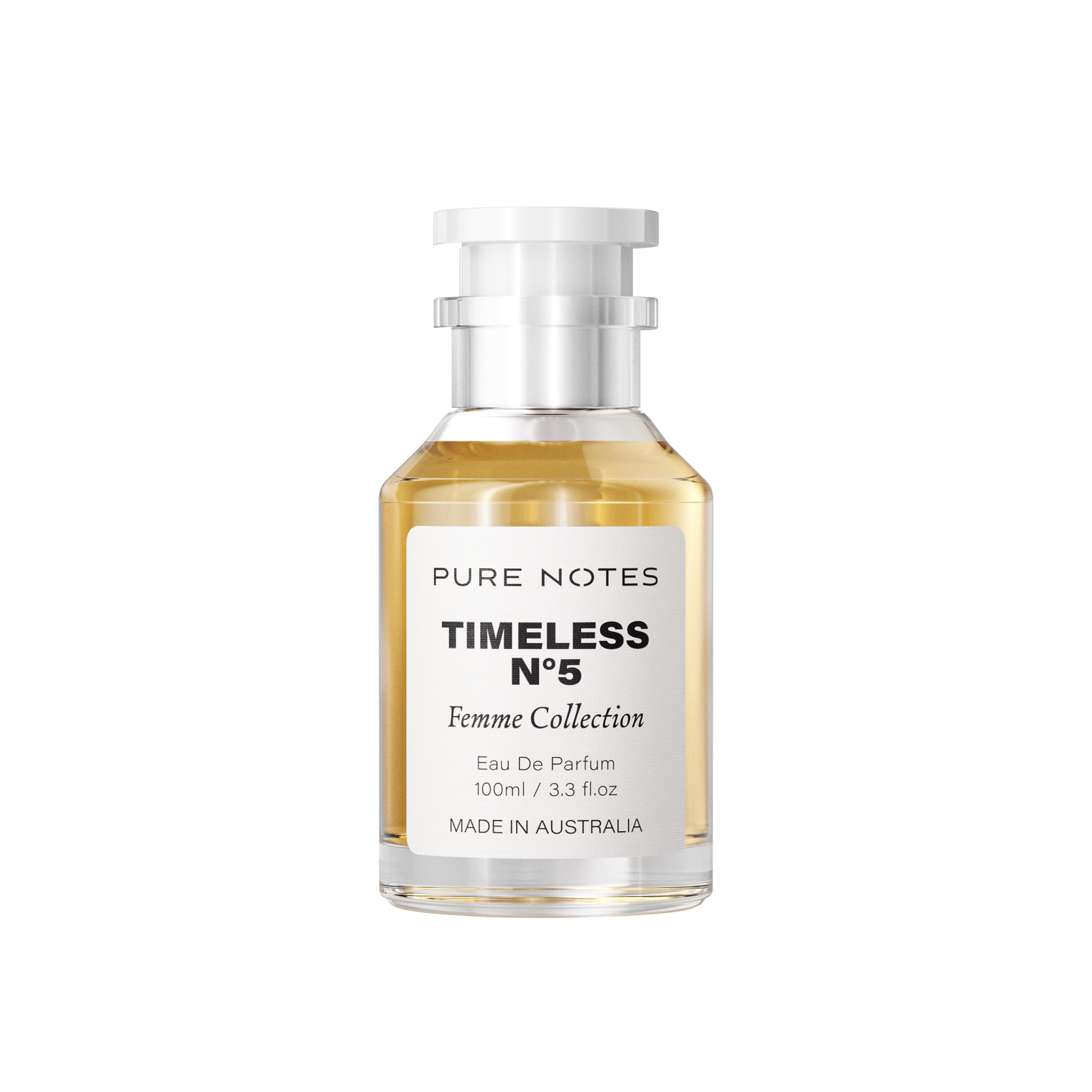 Timeless N5 aldehydes jasmine rose sandalwood classic floral EDP Pure Notes AU