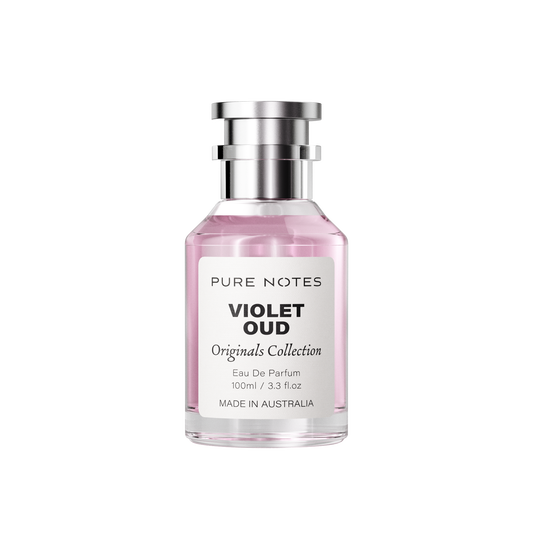 Violet Oud oud violet saffron patchouli leather bold EDP Pure Notes AU